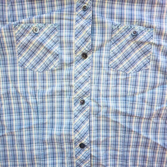 PRISTINE Vintage Womens Large Woolrich Sleeveless Button Down Shirt - Picture 3 of 6
